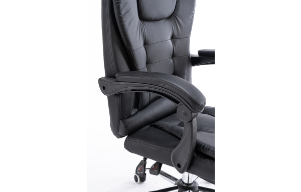 FOTEL BIUROWY BOSS OBROTOWY ERGONOMICZNY Czarny