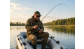 pompowany PONTON 2-osobowy 245x135cm dingy zestaw wiosła pompka max 240kg