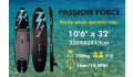 DESKA SUP Pasion Force 320cm 10,6” pompowana PADDLE BOARD + AKCESORIA Super