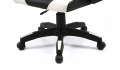 FOTEL GAMINGOWY biurowy obrotowy dla gracza COYOTE REGULAR czarno-biały