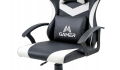 FOTEL GAMINGOWY biurowy obrotowy dla gracza COYOTE REGULAR czarno-biały