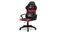 FOTEL GAMINGOWY biurowy obrotowy dla gracza COYOTE REGULAR czarno-czerwony