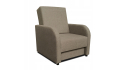 Fotel MARCIN beż 11 super tkanina WR do salonu na kółkach wysokie oparcie