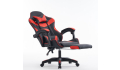 Krzesło obrotowe z podnóżkiem Fotel gamingowy wygodny dla gracza komfortowy