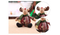 Prezent RENIFER ŚWIĄTECZNY figurka ozdoba wisząca stojąca pluszak niski