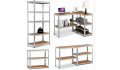 REGAŁ MAGAZYNOWY METALOWY 180x90x40cm DO GARAŻU PIWNICY DOMU 5 PÓŁEK 875KG