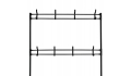 WIESZAK NA UBRANIA 60x172cm STOJĄCY SZAFKA NA BUTY REGAŁ METALOWY GARDEROBA