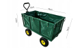 WÓZEK DUŻY OGRODOWY TRANSPORTOWY ROZKŁADANY 200L TACZKA POMPOWANE KOŁA