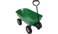 WÓZEK OGRODOWY TRANSPORTOWY 90L 150KG WYWROTKA TACZKA POMPOWANE KOŁA