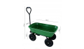 WÓZEK OGRODOWY TRANSPORTOWY 90L 150KG WYWROTKA TACZKA POMPOWANE KOŁA