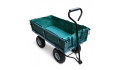 WÓZEK OGRODOWY TRANSPORTOWY ROZKŁADANY 100L 200KG TACZKA POMPOWANE KOŁA