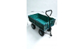 WÓZEK OGRODOWY TRANSPORTOWY ROZKŁADANY 100L 200KG TACZKA POMPOWANE KOŁA