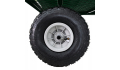 WÓZEK OGRODOWY TRANSPORTOWY ROZKŁADANY 100L 200KG TACZKA POMPOWANE KOŁA