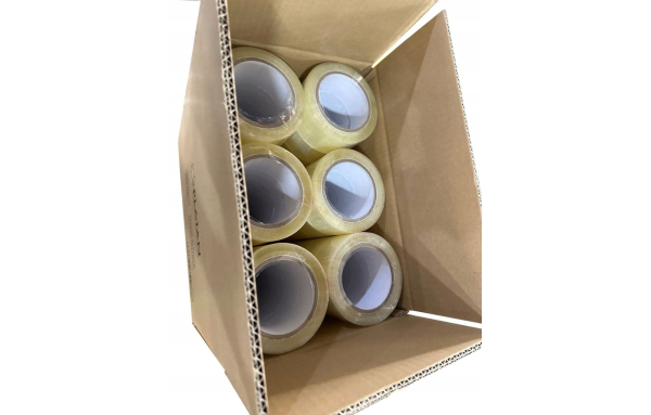 36SZT TAŚMA PAKOWA klejąca BEZBARWNA 48mm-100mb Transparentna Przezroczysta