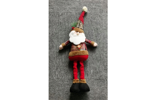 BAŁWANEK ŚWIĄTECZNY figurka ozdoba stojąca skrzat regulowany wysoki PREZENT