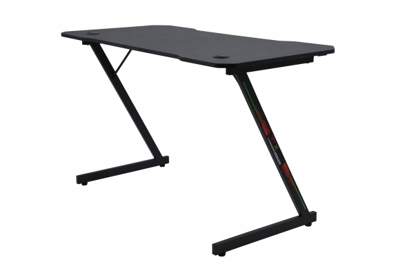 BIURKO GAMINGOWE komputerowe stół dla gracza uchwyt na kubek i słuchawki