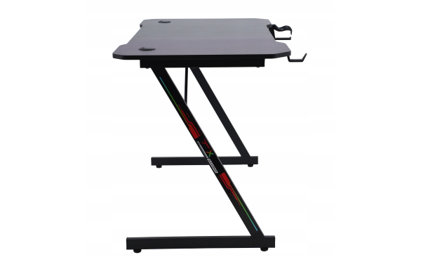 BIURKO GAMINGOWE komputerowe stół dla gracza uchwyt na kubek i słuchawki