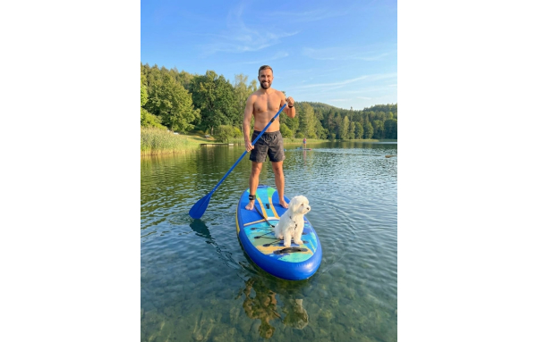 DESKA SUP Blue Drive 350cm 11,6” pompowana PADDLE BOARD +AKCESORIA Stabilna