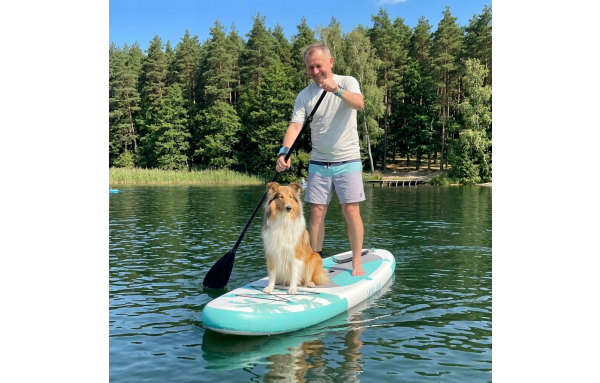 DESKA SUP Palm Beach 320cm 10,6” pompowana PADDLE BOARD AKCESORIA Stabilna