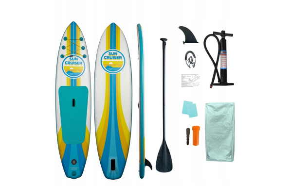 DESKA SUP Sunset 335cm 11” pompowana PADDLE BOARD + AKCESORIA Stabilna
