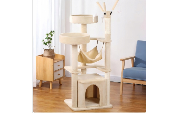 Beżowy Drapak dla kota
