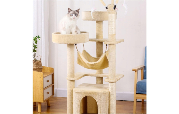Beżowy Drapak dla kota