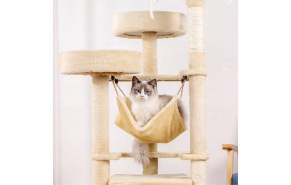 Beżowy Drapak dla kota