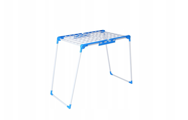 DUŻA SUSZARKA NA PRANIE UBRANIA BIELIZNĘ ROZKŁADANA STOJĄCA STABILNA