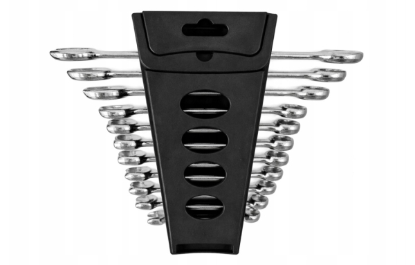 KLUCZE OCZKOWO-PŁASKIE kpl. 12SZT 6-22 mm zestaw narzędzi stal ocynkowana