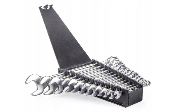 KLUCZE OCZKOWO-PŁASKIE kpl. 12SZT 6-22 mm zestaw narzędzi stal ocynkowana