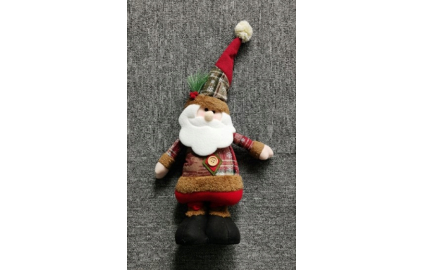 MIKOŁAJ ŚWIĄTECZNY figurka ozdoba stojąca skrzat regulowany wysoki PREZENT