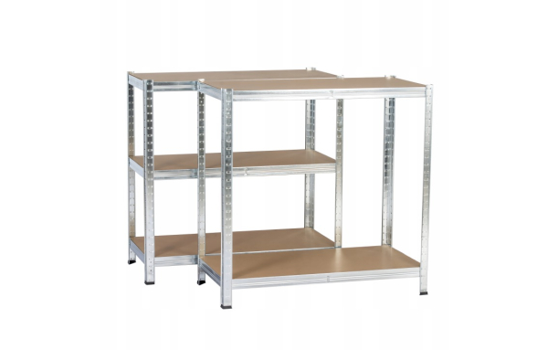 REGAŁ MAGAZYNOWY METALOWY 180x90x40cm DO GARAŻU PIWNICY DOMU 5 PÓŁEK 875KG