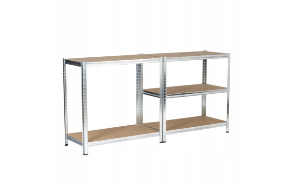 REGAŁ MAGAZYNOWY METALOWY 180x90x40cm DO GARAŻU PIWNICY DOMU 5 PÓŁEK 875KG