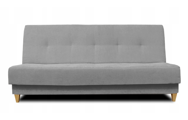 WERSALKA kanapa EDI szara soro 90 kanapa ROZKŁADANA sprężyny drewniane nóżki