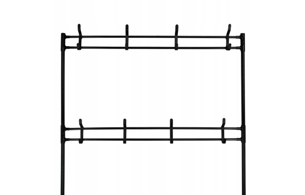 WIESZAK NA UBRANIA 60x172cm STOJĄCY SZAFKA NA BUTY REGAŁ METALOWY GARDEROBA