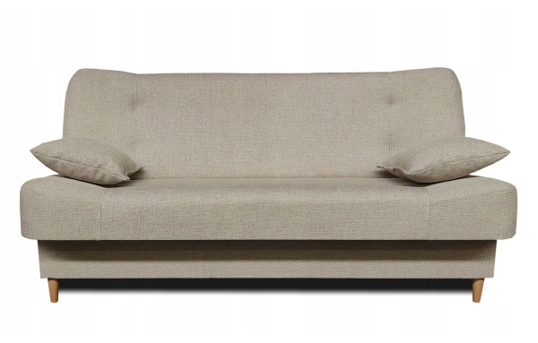 Wersalka kanapa JOLA KREM 28 sofa rozkładana ZE SPRĘŻYNAMI BONEL pojemnik