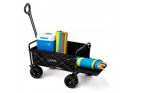 Wózek Turystyczny Plażowy 120L SZEROKIE KOŁA TERENOWE wydłużany