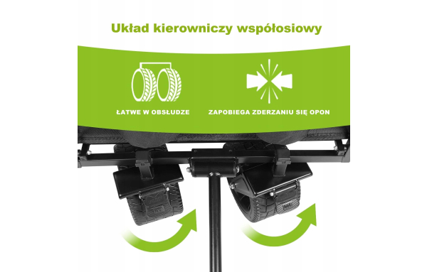 Wózek Turystyczny Plażowy 120L SZEROKIE KOŁA TERENOWE transportowy SKŁADANY