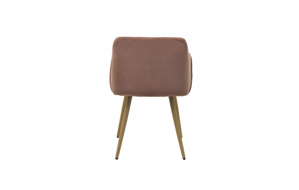 nowoczesne KRZESŁO FOTEL DO JADALNI salonu VERONA welwet STONOWANY RÓŻ